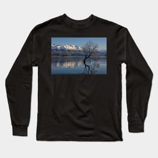 Wanaka Lake Tree 6 Long Sleeve T-Shirt